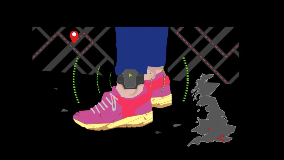 illustration of a gps tag